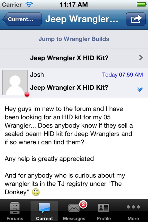 Jeep Wrangler Forum WranglerBoard screenshot-3
