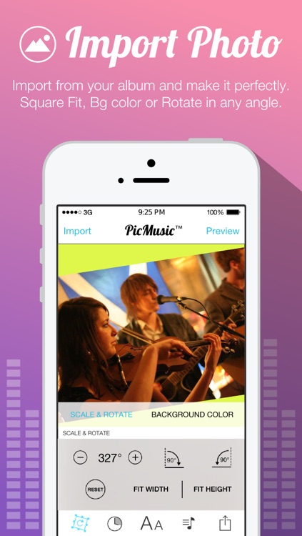 Pic Music for Instagram - Pic Play Music Musical on Picture with Text or Caption or Quote