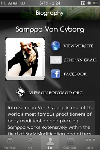 Samppa Von Cyborg Portfolio screenshot 4