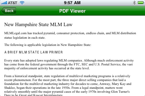 MLM Legal screenshot 3