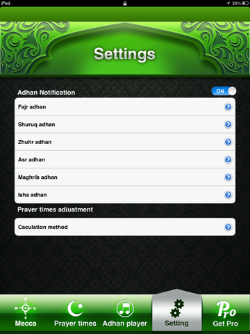 Compass for Islamic Prayers HD Free screenshot 4