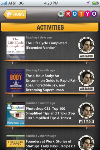 Rotyo - Follow, Share and Discover New Books to Read screenshot 2