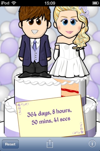 WeeMee Wedding Countdown screenshot 2