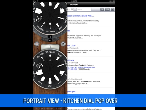 Kitchen Dial on iPad screenshot 3