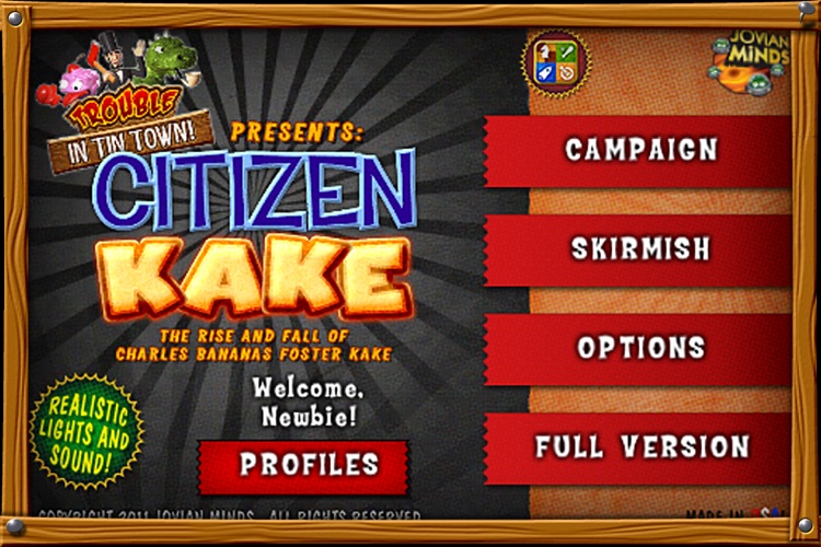 Citizen Kake: A Trouble in Tin Town Adventure