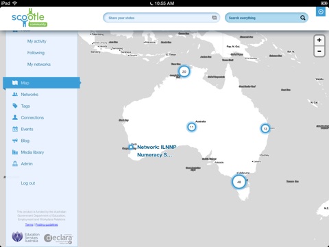 Scootle Community for iPad screenshot 2