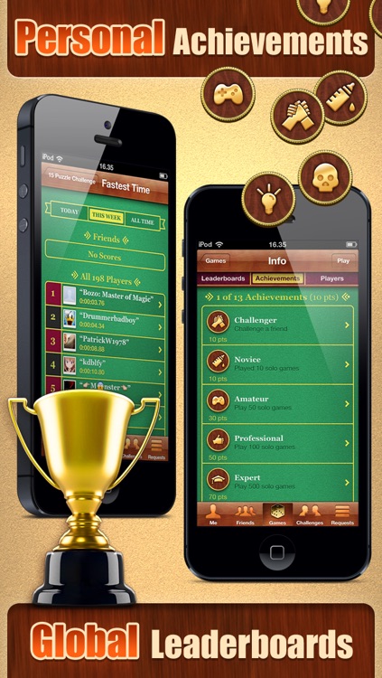15 Puzzle Challenge. Free classic sliding tiles game! screenshot-3