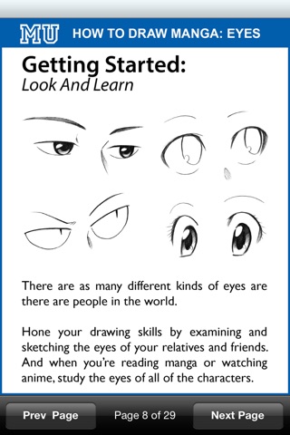 How to Draw Manga Eyes screenshot 3