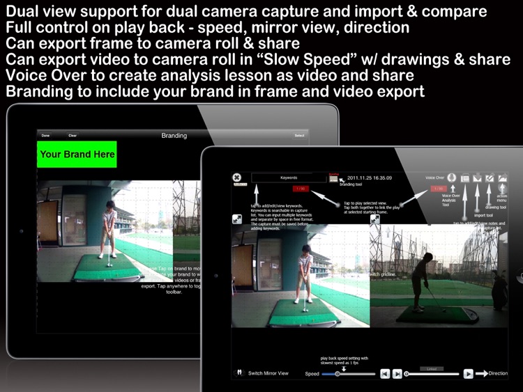 EZ Capture Pro@golf swing (Swing Analysis & Capture)