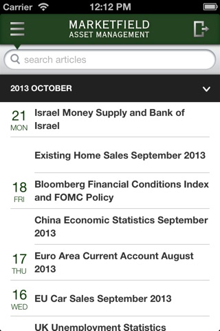 Marketfield Asset Management for iPhone screenshot 2