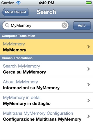 MyMemory - Translate screenshot 2