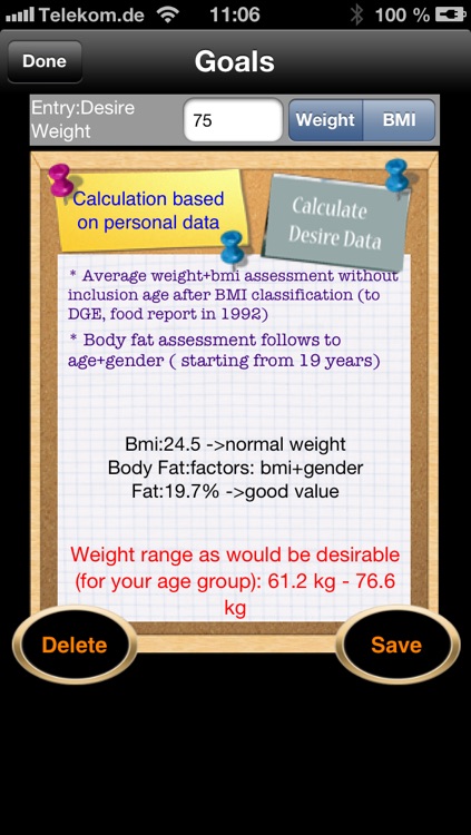 Bmi/BodyFat Calculator+More