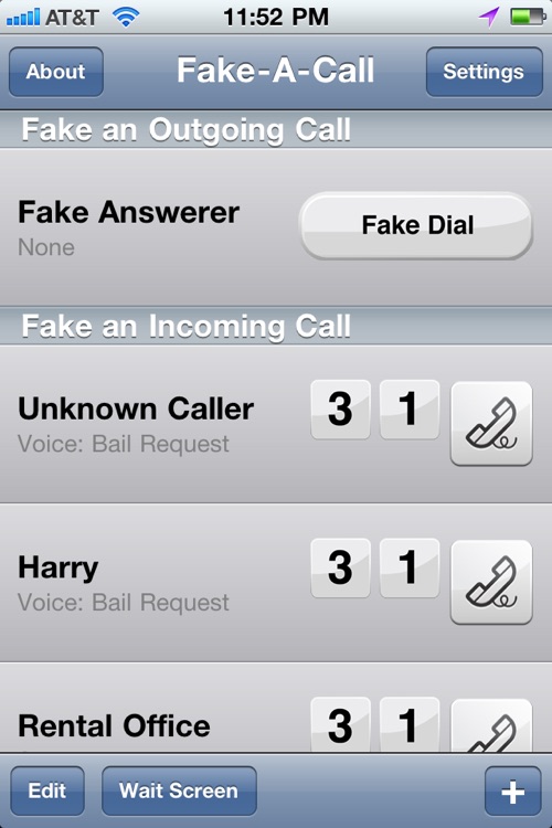 Fake-A-Call ™