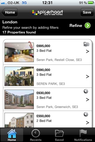 Land & New Homes Property Search - For iPhone screenshot 2