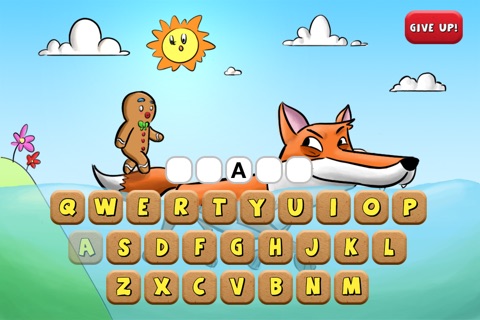 Gingerbread Man : Hangman - Sight Words Edition (Universal) screenshot 2