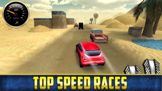 3D Monster Truck Crazy Desert Rally Temple Race - An Offroad Escape Run Free Racing Game Screenshot 3
