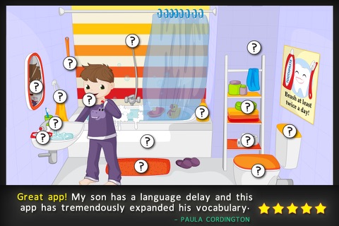 Bud’s First English Words - Vocabulary Builder, Reading Game, Picture Dictionary & Learning activities for Preschool Toddlers screenshot 2