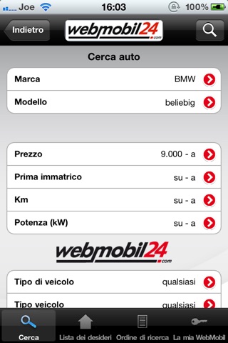 WebMobil24 screenshot 2