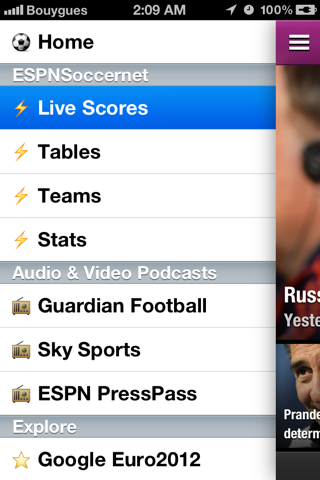 Euro 2012 - Ultimate Football News App screenshot 3