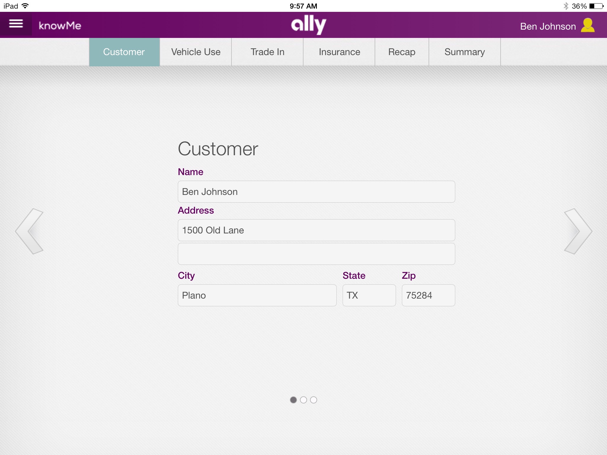 Ally iConnect screenshot 2