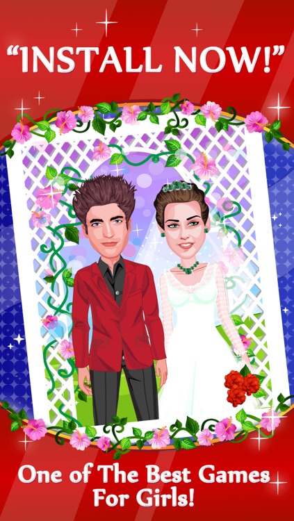 Celebrity Weddings Dash Bride And Groom Fashion Dress Up Free - Taylor Miley And Kristen Edition screenshot-4