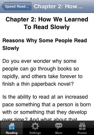 Speed Reading and Comprehension screenshot 3