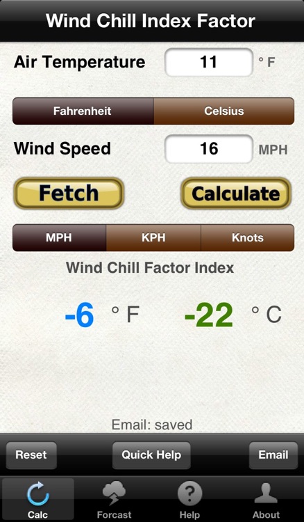 Wind Chill & Wind Speed