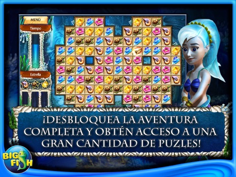 Jewel Legends: Atlantis HD - A Match 3 Puzzle Adventure screenshot 4
