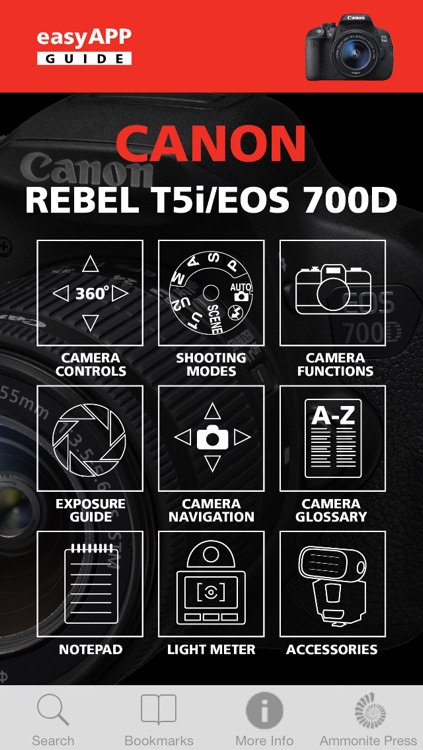 EasyApp Guide for Canon Rebel T5i EOS 700D