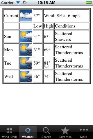 Wind-Chill Index screenshot 3