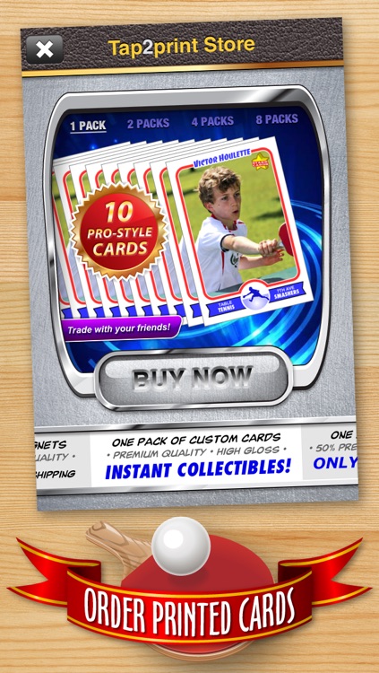 Table Tennis Card Maker - Make Your Own Custom Table Tennis Cards with Starr Cards screenshot-4