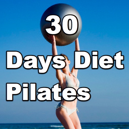 30Days Pilates Diet Program - 3min 1days - health and exercise for slim body icon