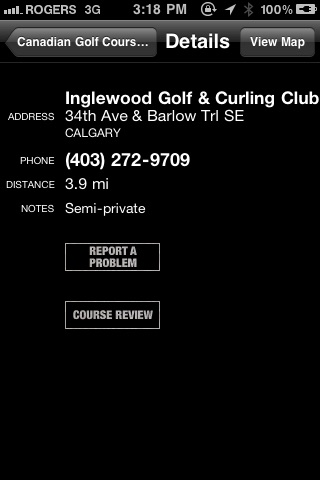 iFIND - Canadian Golf Course Finder (Lite Edition) screenshot 3