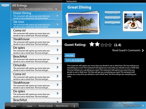 Aruba To Go for iPad screenshot 2