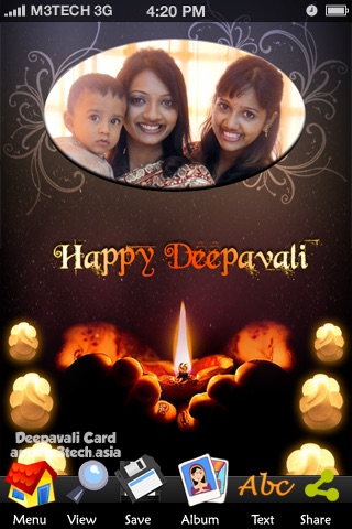 Deepavali Card Lite screenshot 2
