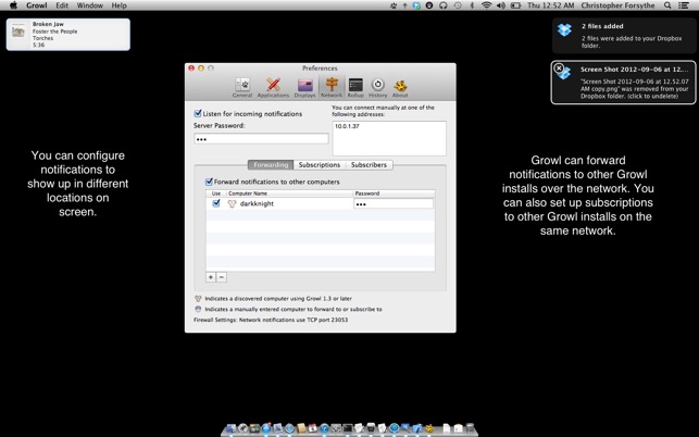 What is growl software on my mac