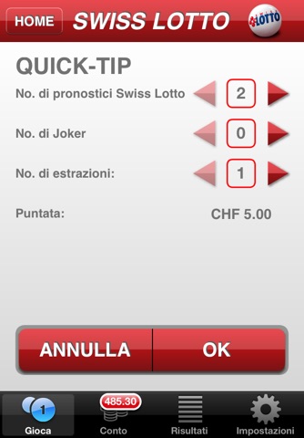 Swiss Lotto screenshot 4