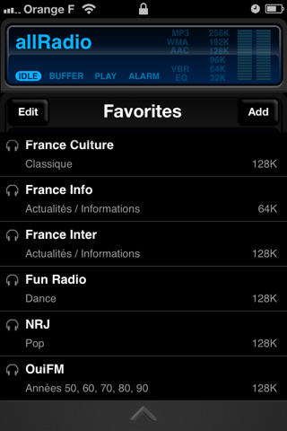 allRadio screenshot 2