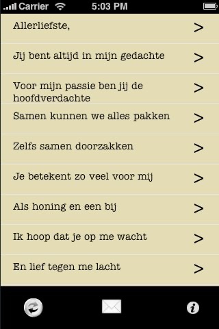 Gedicht generator - voor originele en last minute Valentijnsgedichten screenshot 3