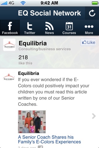 EQ SocialNet screenshot 2