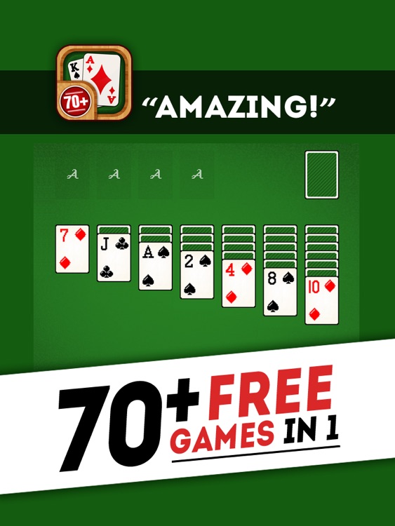 70+ Solitaire Free for iPad HD Card Games
