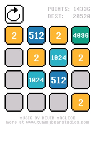 2048 - 8 bit version screenshot 2