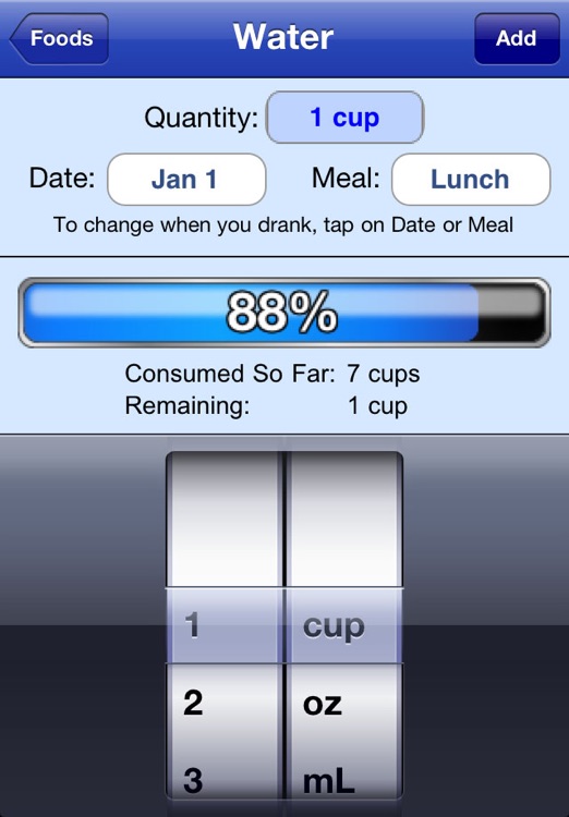 Nutrition Menu - Calorie, Exercise, Weight & Water Tracking screenshot-4