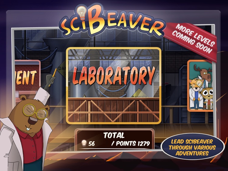 SciBeaver Adventures HD screenshot-4