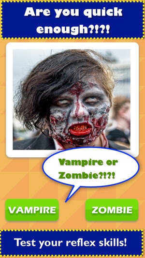 TicToc Pic: Zombie or Vampire Reflex Test Game(圖1)-速報App