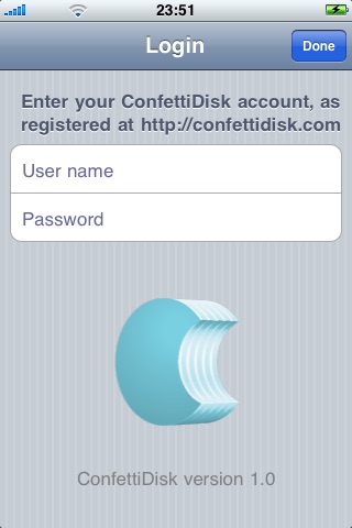 ConfettiDisk screenshot 3