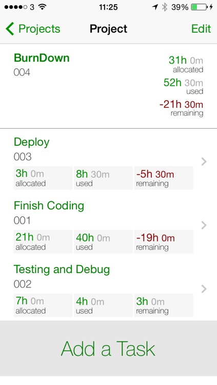 Burn Down - Personal Project Management and Time Tracking screenshot-4