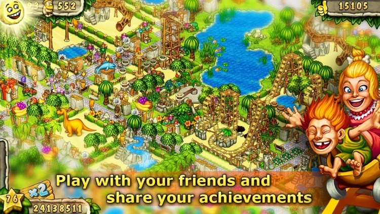 Prehistoric Park Builder - Amusement Theme Park Simulator In The Stone Age screenshot-3