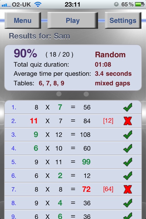 Times Tables Machine screenshot-4