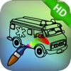Trucks Coloring Book HD